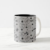 Math Pattern Tasse (VorderseiteRechts)