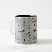 Math Pattern Tasse (Vorderseite Links)