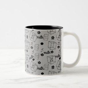 Math Pattern Tasse