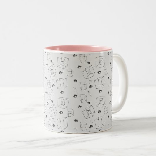 Math Pattern Tasse (VorderseiteRechts)