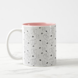 Math Pattern Tasse