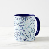 Math Pattern Tasse (VorderseiteRechts)