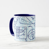 Math Pattern Tasse (Vorderseite Links)