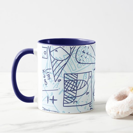 Math Pattern Tasse (Mit Donut)
