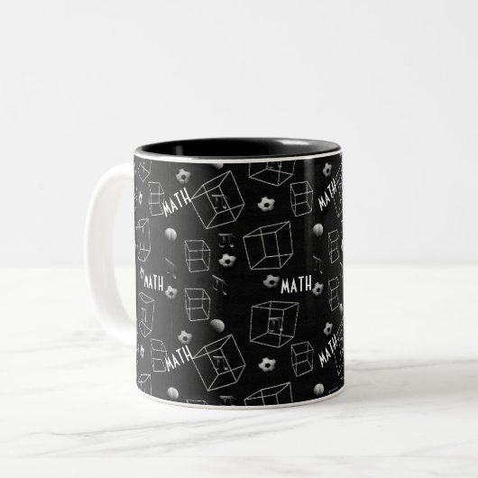 Math Pattern Tasse (Vorderseite Links)