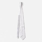 Math Perfect Squares Diagramm Zahlen 1 bis 25 Spaß Krawatte (Rückseite)