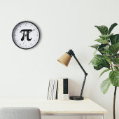 Math Pi Day Black Digits Uhr
