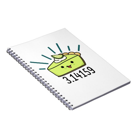 Math Pi Number Funny Pie Pun Notizblock (Rechte Seite)