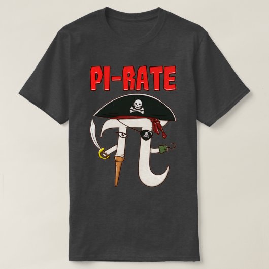 Math Pi Rate International PI Day T-Shirt (Design vorne)