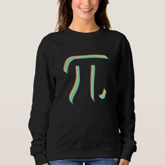 Math Pi-Symbol Pi_3 Sweatshirt (Vorderseite)