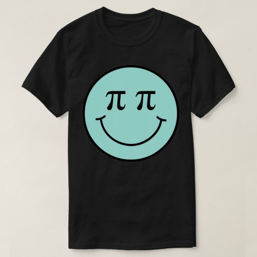 Math Pi Symbol Smile Face T-Shirt (Design vorne)