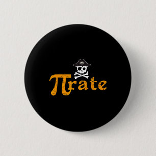 Math Pirate Happy Pi Day Button