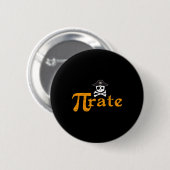 Math Pirate Happy Pi Day Button (Vorne & Hinten)