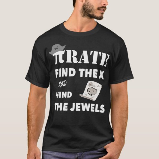 Math Pirate tina cool  T-Shirt (Vorderseite)