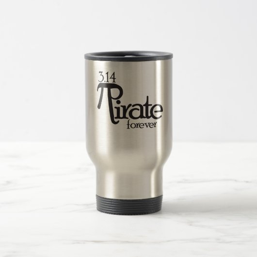 Math Pirate zum Pi Day Reisebecher (Mittel)