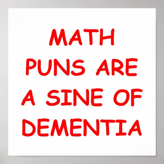 MATH-Plakate Poster (Vorne)