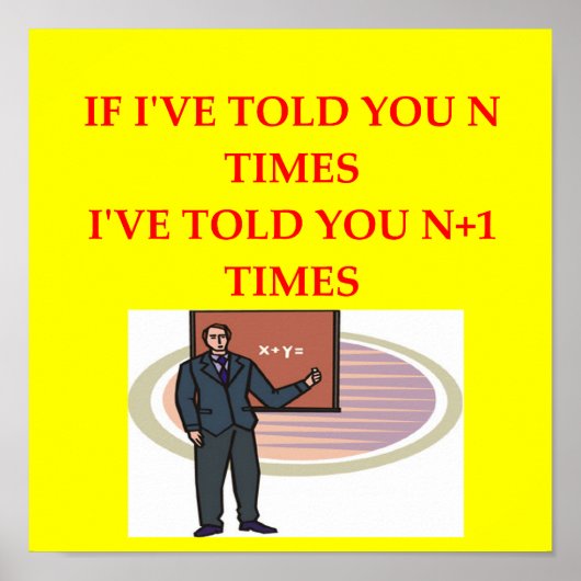 MATH-Plakate Poster (Vorne)