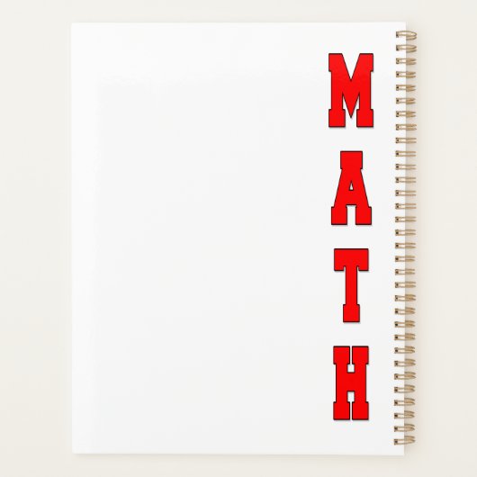 Math Planer (Rückseite)