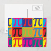 Math Pop Art Postkarte (Vorne/Hinten)