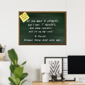 Math Poster - Wie ich Math Word-Probleme sehe (Heimbüro)