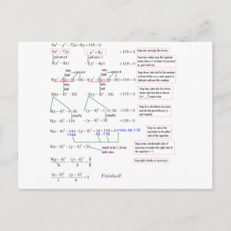 Math Postkarte