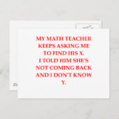 MATH POSTKARTE (Vorne/Hinten)