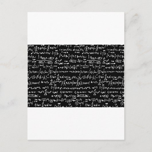 Math Postkarte (Vorderseite)