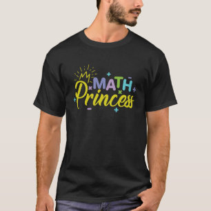 Math Princess Genius Girl smart Child T-Shirt