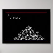 Math-Problem Poster (Vorne)