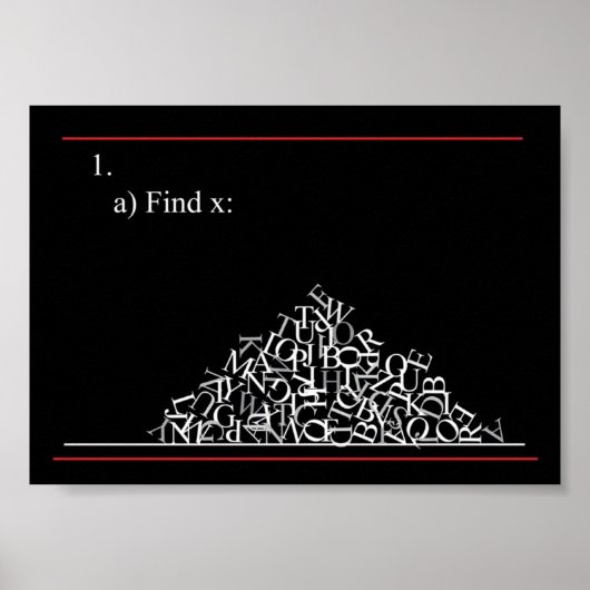 Math-Problem Poster (Vorne)