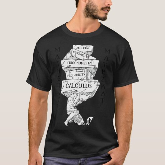 Math Problems bubble in the the T-Shirt (Vorderseite)