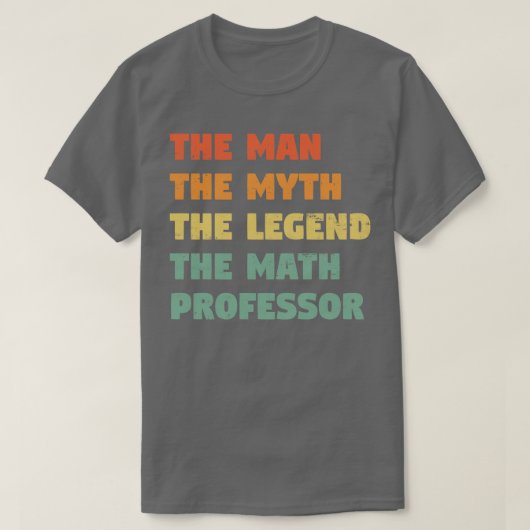 Math Professor Funny1 T-Shirt (Design vorne)