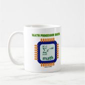 Math Prozessor Inside Semiconductor Chip Gleichung Kaffeetasse (Links)