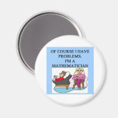 MATH-Psychologie-Witz Magnet (Vorderseite/Rückseite)