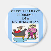 MATH-Psychologie-Witz Magnet (Vorne)