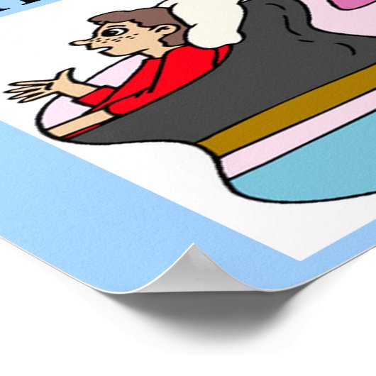 MATH-Psychologie-Witz Poster (Ecke)