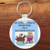 MATH-Psychologie-Witz Schlüsselanhänger (Vorderseite)