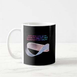 Math Punk Mobius Strip Welche Seite des Bettes Sie Kaffeetasse