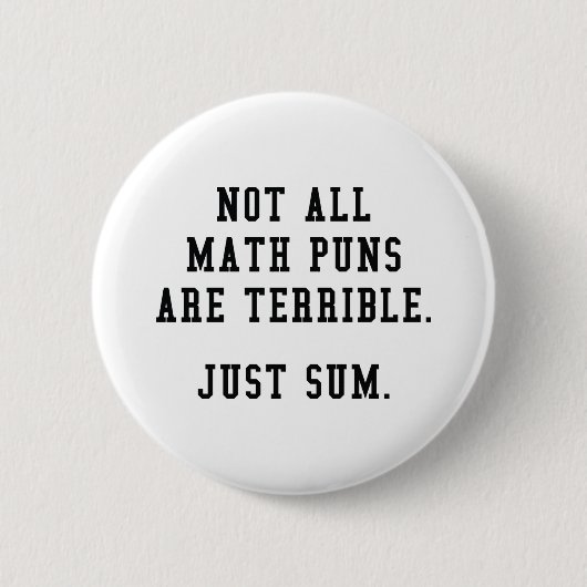 Math Puns Button (Vorderseite)