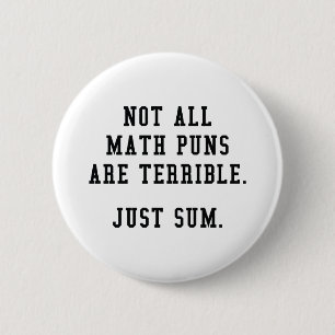 Math Puns Button
