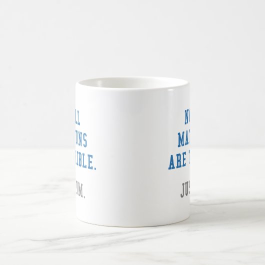 Math Puns Kaffeetasse (Mittel)