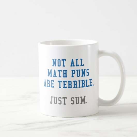 Math Puns Kaffeetasse (Rechts)