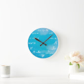 Math Quiz Clock - Uhr blau (Zuhause)