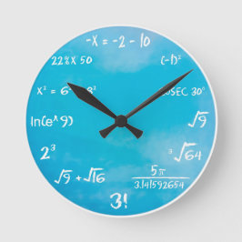 Math Quiz Clock - Uhr blau
