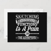 Math Rational Functions Putt Joke Postkarte (Vorne/Hinten)