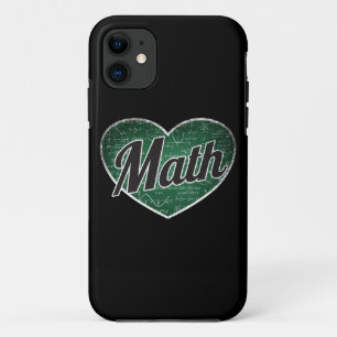 Math Retro Heart Blackboard Liebe Case-Mate iPhone Hülle