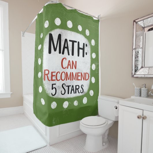 Math Review 5 Stars Duschvorhang (Beispiel)