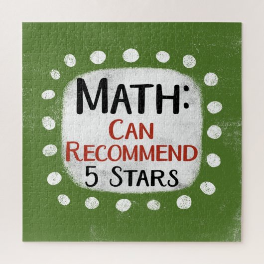 Math Review 5 Stars Jigsaw Puzzle (Vertikal)