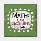 Math Review 5 Stars Kühlschrank Magnet (Vorne)