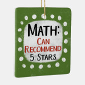 Math Review 5 Sterne Ornament (Rechts)